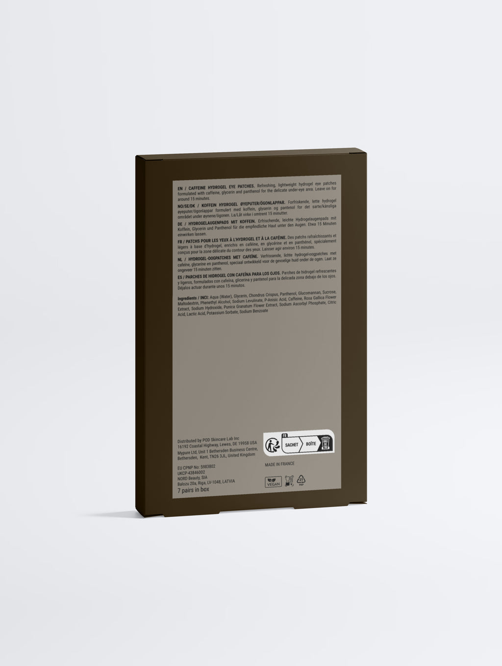 Phaios caffeine + vitamin C eye patches