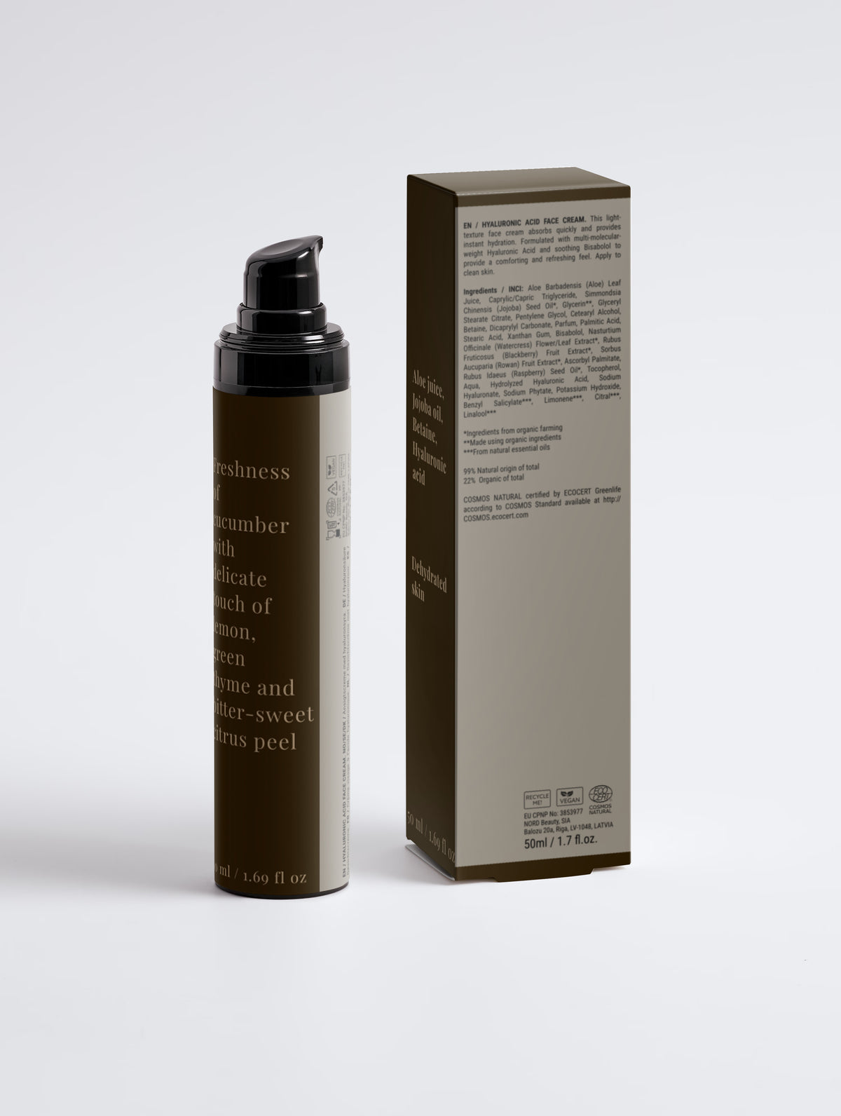 Phaios hyaluronic acid face cream for men